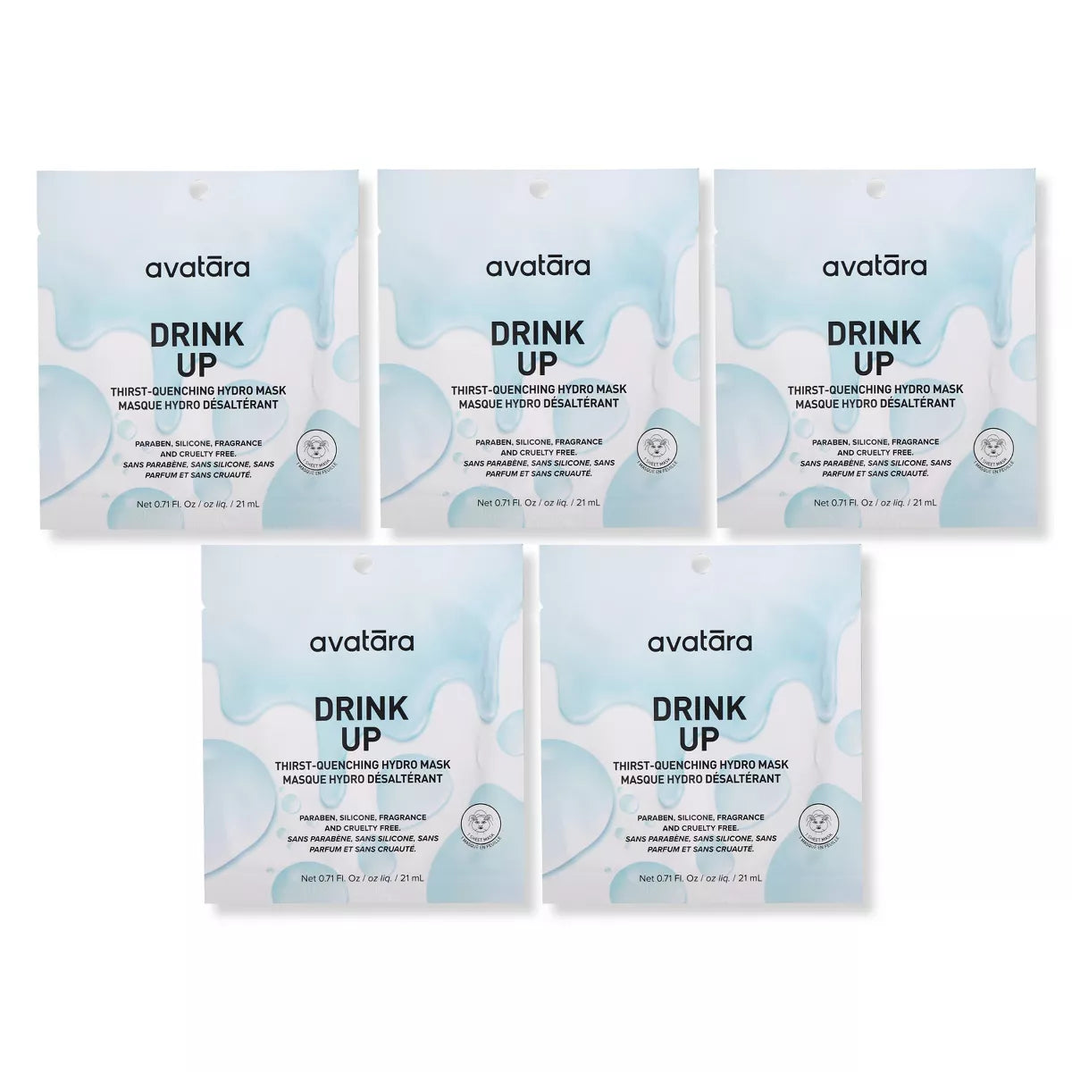 Avatara Drink up Face Mask - 0.71 Fl Oz: Moisturizing, Paraben-Free, for Normal to Very Dry Skin