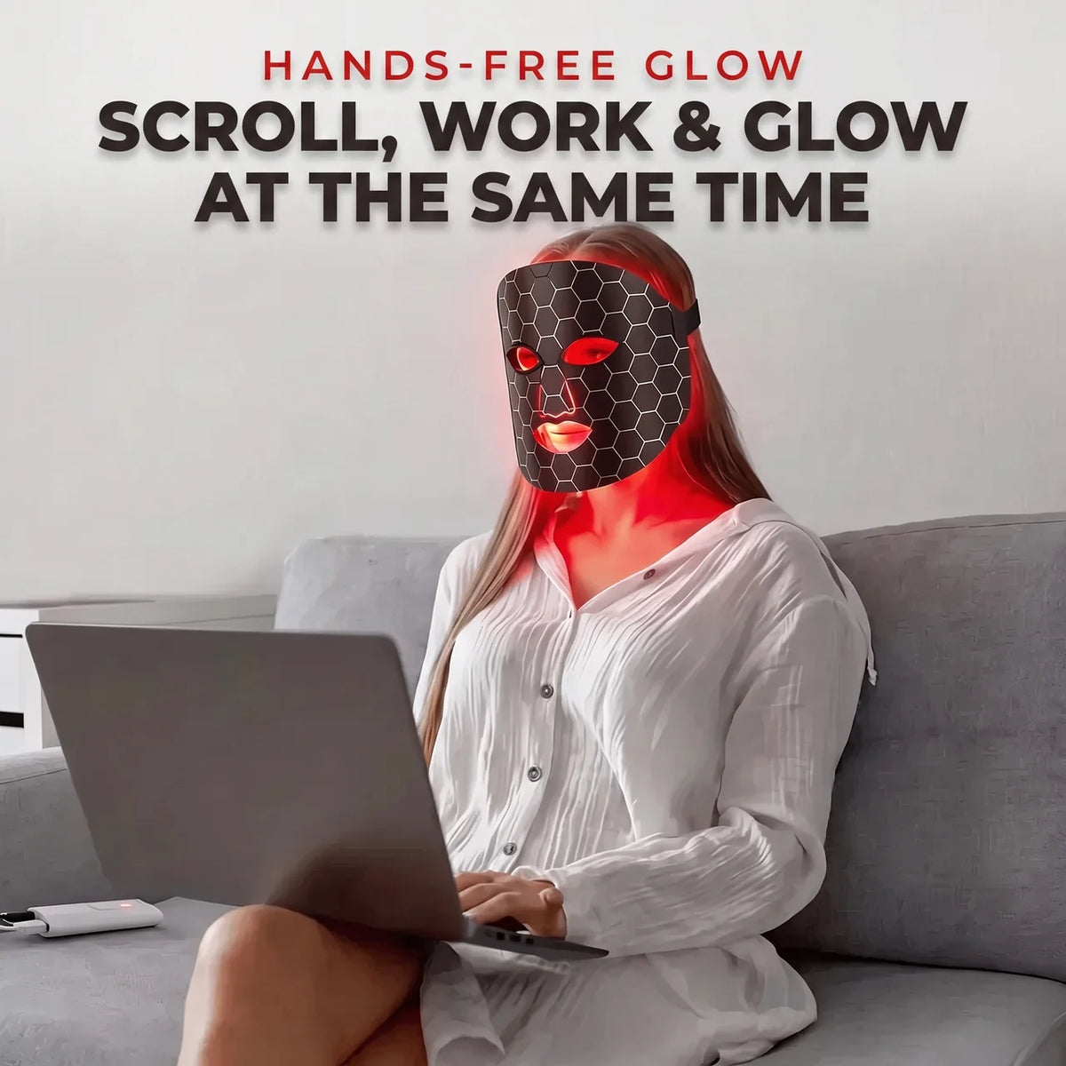 NOVALEI™ Red Light Therapy LED Face Mask